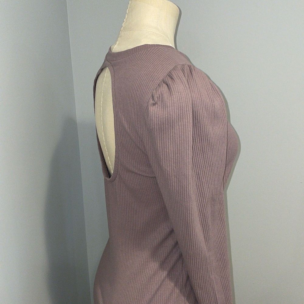 Gap Ribbed Long Sleeve Top Size S Petite - Picture 2 of 11